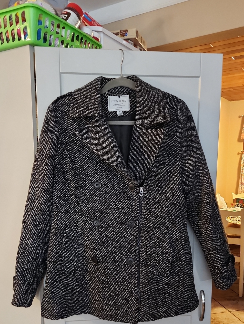 Lucky Brand Wool Blend Pea Coat